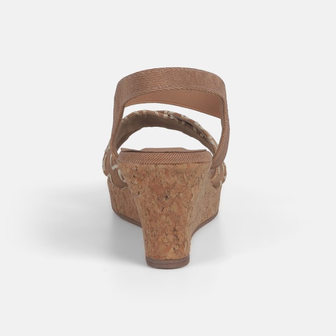 Mochi Women Beige Casual Sandals (SKU: 34-354-20-36)