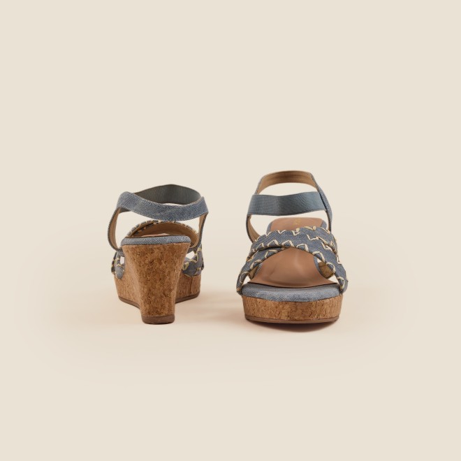 Mochi Women Blue Casual Sandals (SKU: 34-354-45-39)