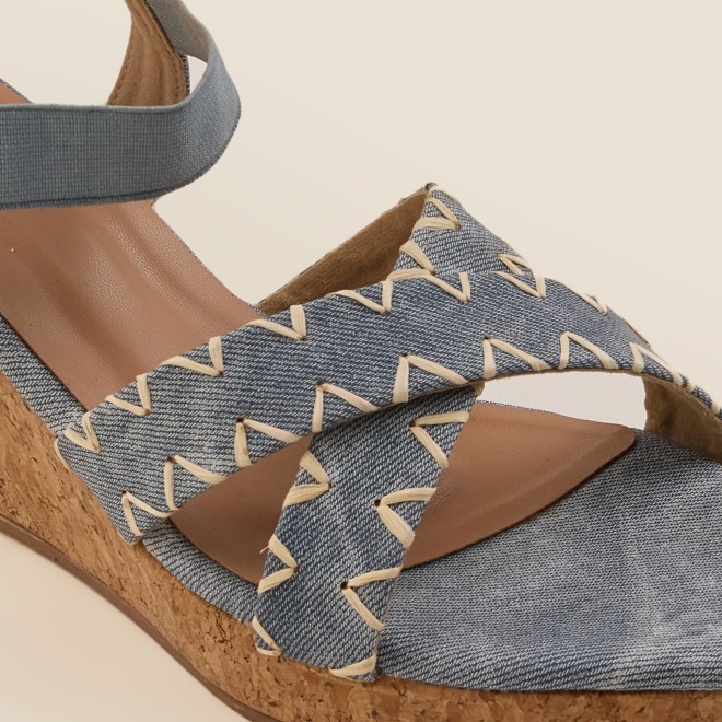 Mochi Women Blue Casual Sandals (SKU: 34-354-45-39)