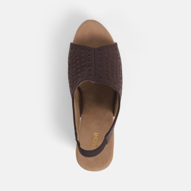 Mochi Women Brown Casual Sandals (SKU: 34-355-12-39)