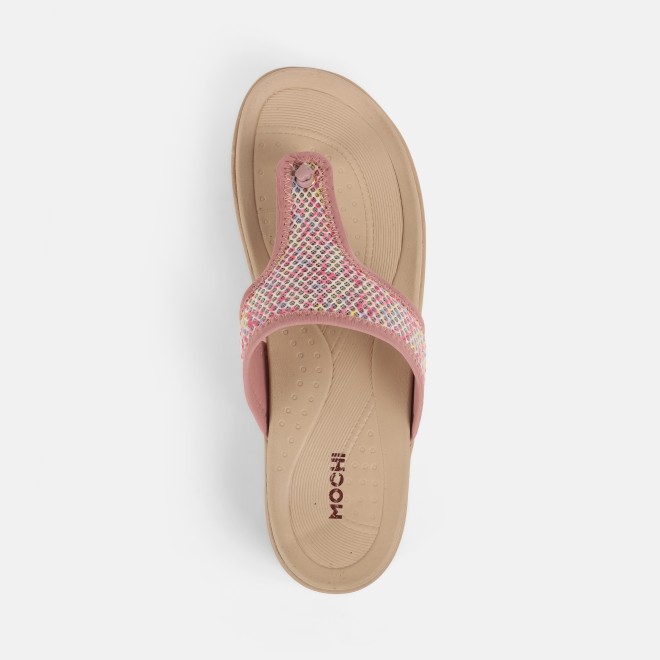 Mochi Women Pink Casual Slippers (SKU: 34-359-24-37)