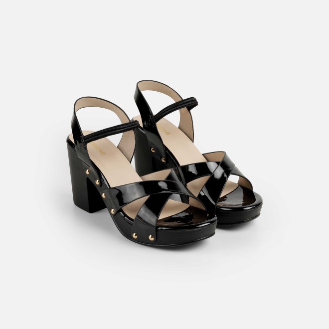 Mochi Women Black Casual Sandals (SKU: 34-362-11-36)
