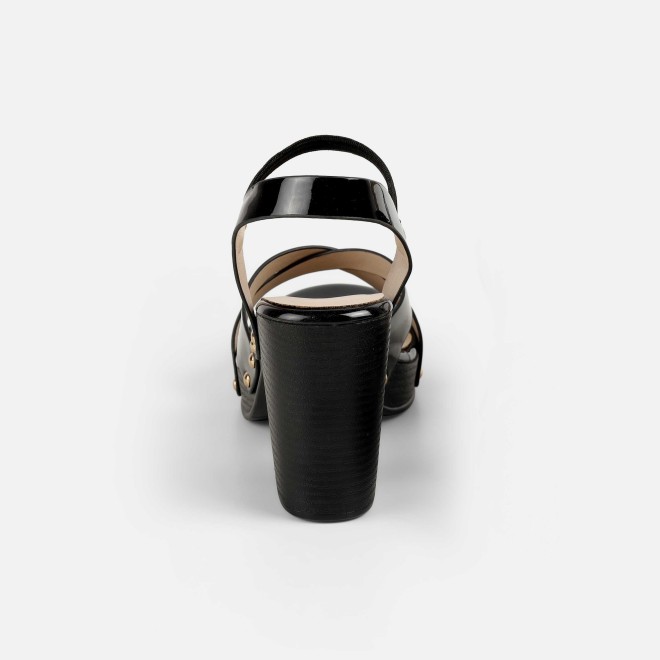 Mochi Women Black Casual Sandals (SKU: 34-362-11-36)
