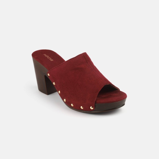 Mochi Women Red Casual Slippers (SKU: 34-363-18-39)