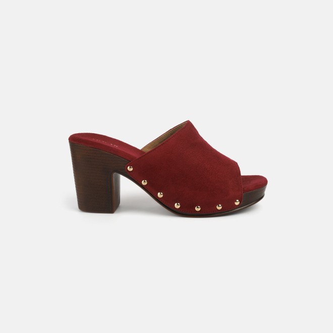 Mochi Women Red Casual Slippers (SKU: 34-363-18-39)