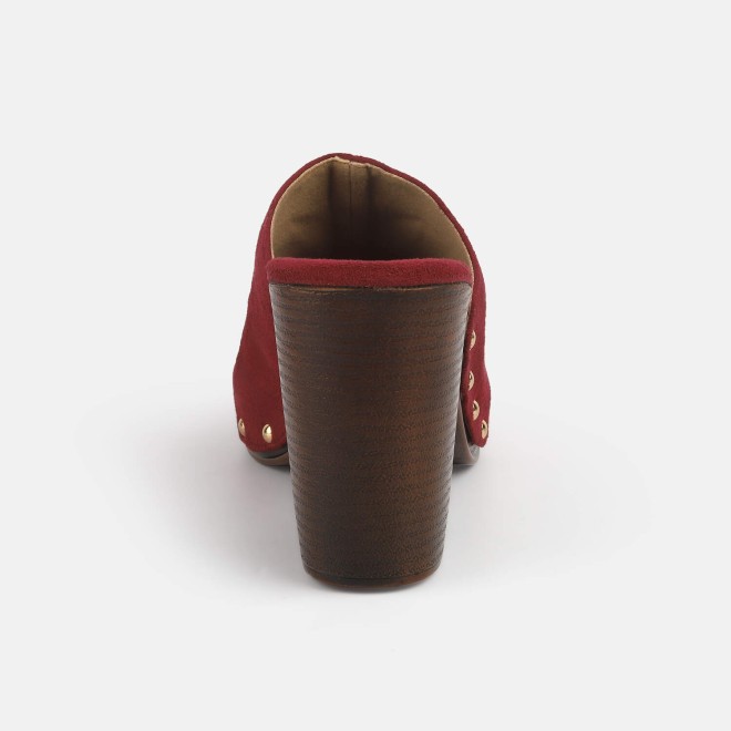 Mochi Women Red Casual Slippers (SKU: 34-363-18-39)