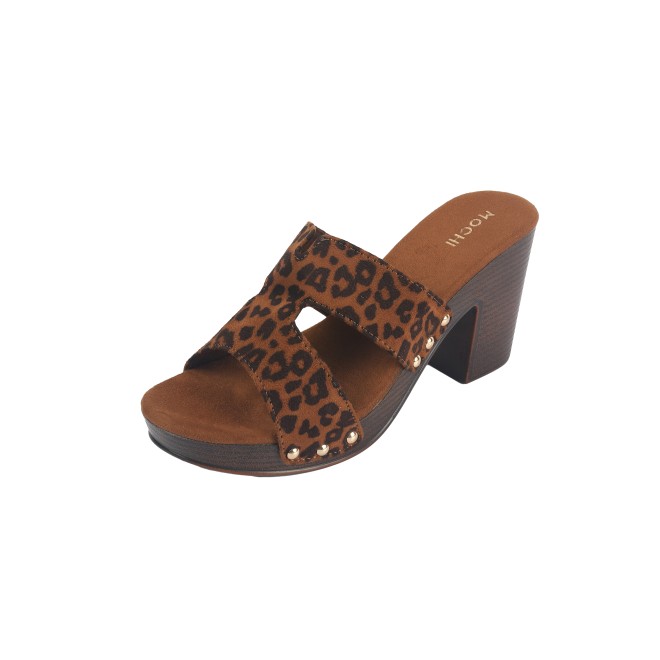 Mochi Women Tan Casual Slip Ons (SKU: 34-364-23-37)