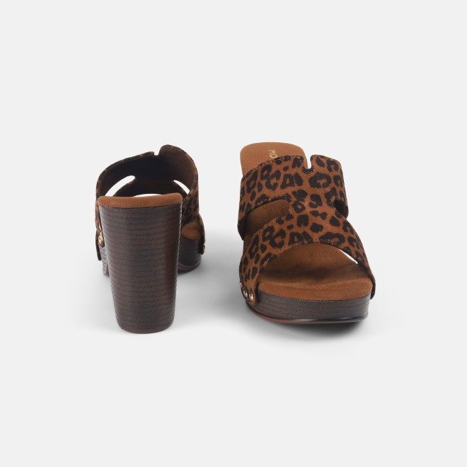 Mochi Women Tan Casual Slip Ons (SKU: 34-364-23-37)