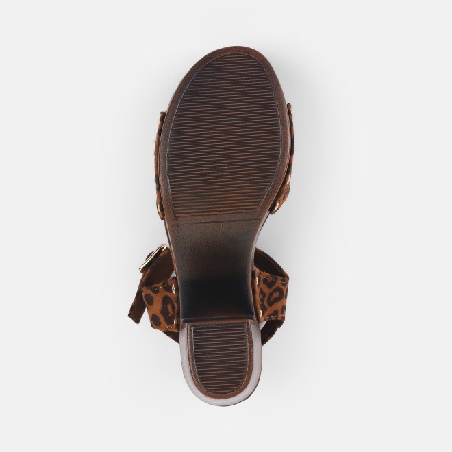 Mochi Women Tan Casual Sandals (SKU: 34-365-23-36)