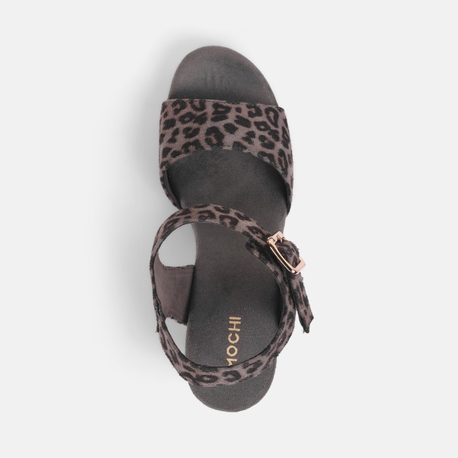 Mochi Women Grey Casual Sandals (SKU: 34-365-14-36)