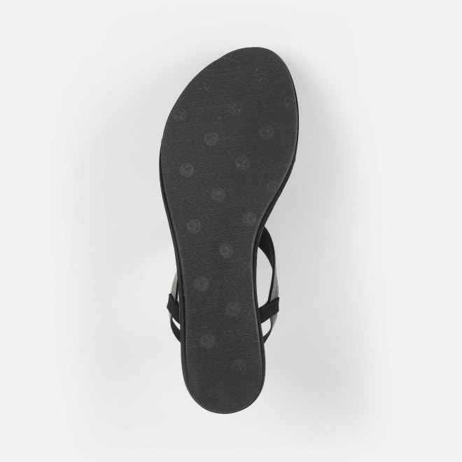Mochi Women Black Casual Sandals (SKU: 34-382-11-36)