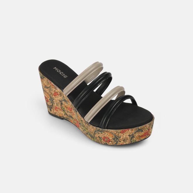 Mochi Women Black Casual Slip Ons (SKU: 34-390-11-37)