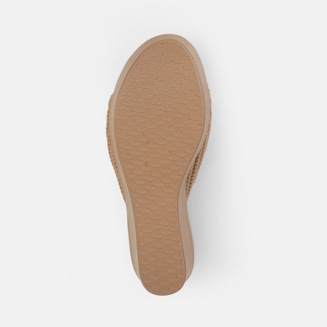 Mochi Women Brown Casual Slip Ons (SKU: 34-398-12-40)