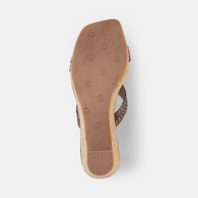 Mochi Women Antic-gold Casual Slip Ons (SKU: 34-400-28-36)