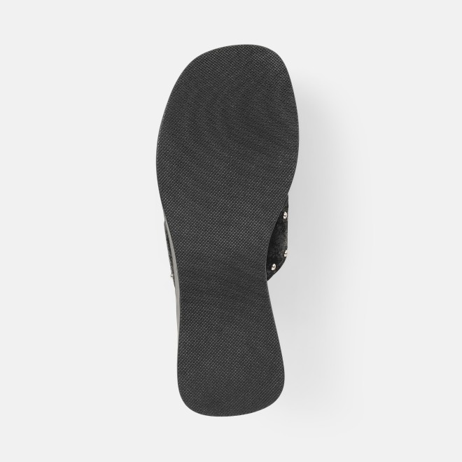 Mochi Women Black Casual Slippers (SKU: 34-416-11-36)