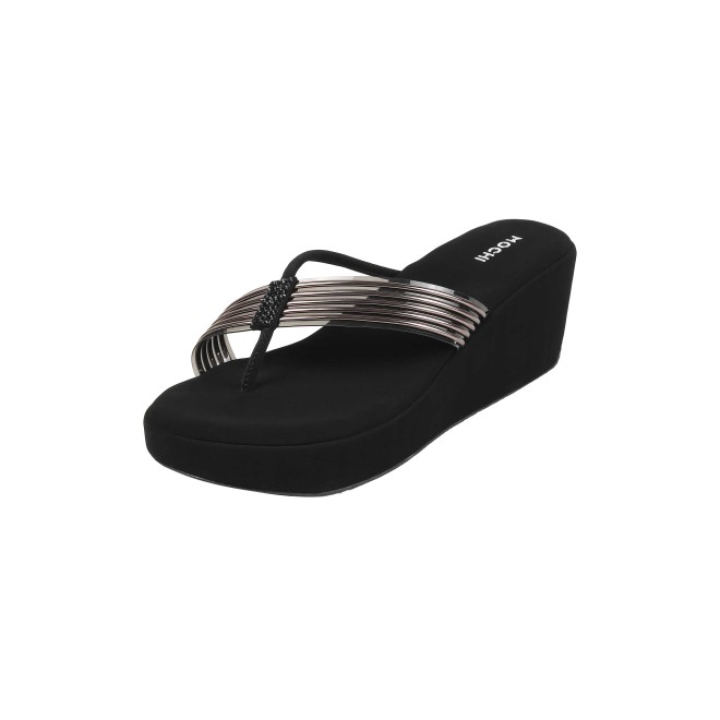 Mochi Women Black Casual Slip Ons (SKU: 34-418-11-36)