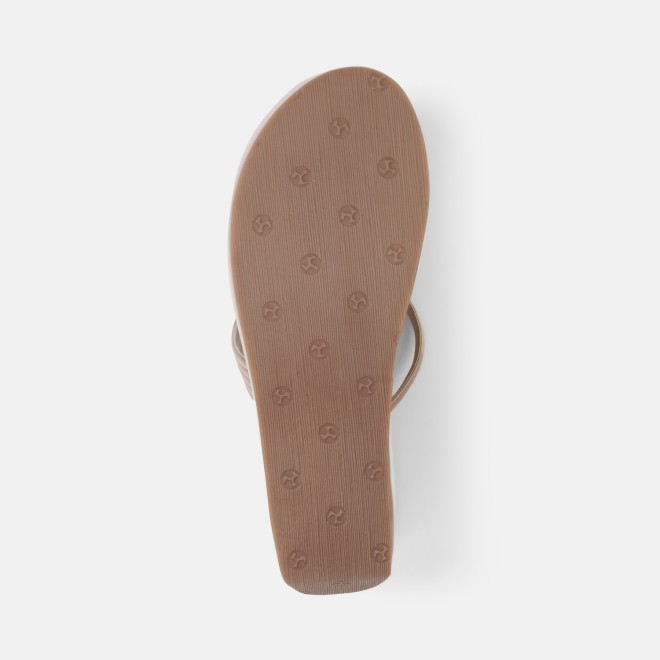 Mochi Women Beige Casual Slip Ons (SKU: 34-418-20-36)