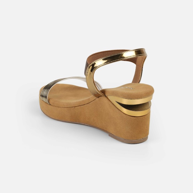 Mochi Women Antic-gold Casual Sandals (SKU: 34-419-28-36)