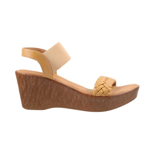 Mochi Women Beige Casual Sandals (SKU: 34-42-20-37)