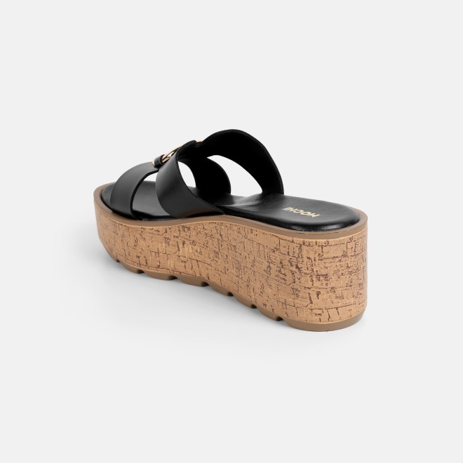 Mochi Women Black Casual Slip Ons (SKU: 34-420-11-35)