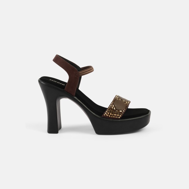 Mochi Women Brown Casual Sandals (SKU: 34-422-12-36)