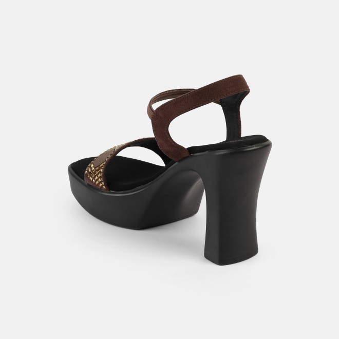Mochi Women Brown Casual Sandals (SKU: 34-422-12-36)