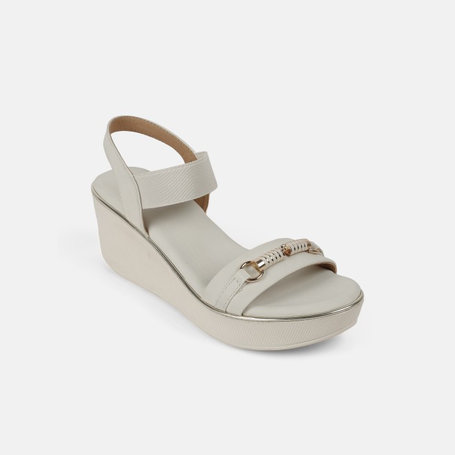 Mochi Women Beige Casual Sandals