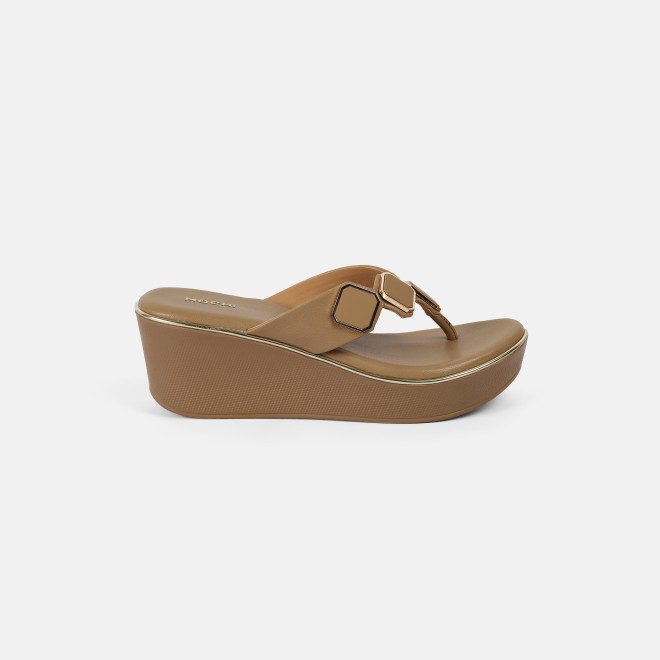 Mochi Women Rose-wood Casual Slippers (SKU: 34-425-9-36)