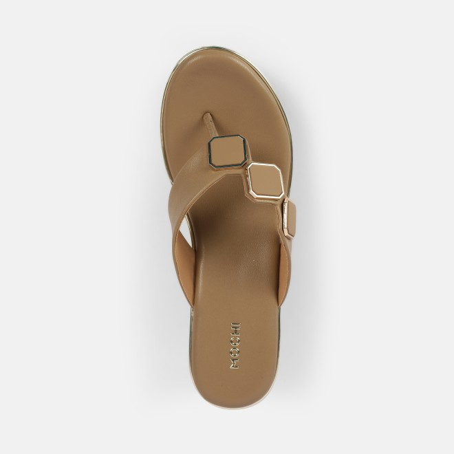Mochi Women Rose-wood Casual Slippers (SKU: 34-425-9-36)