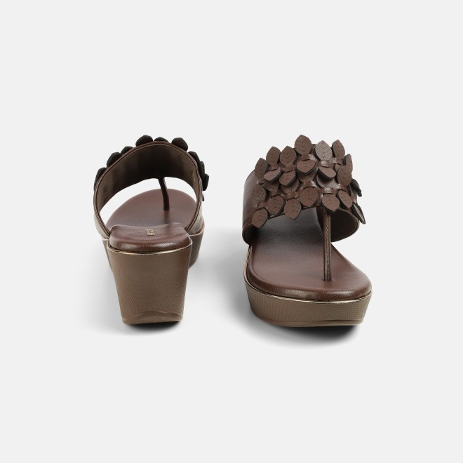 Mochi Women Brown Casual Slip Ons (SKU: 34-435-12-36)