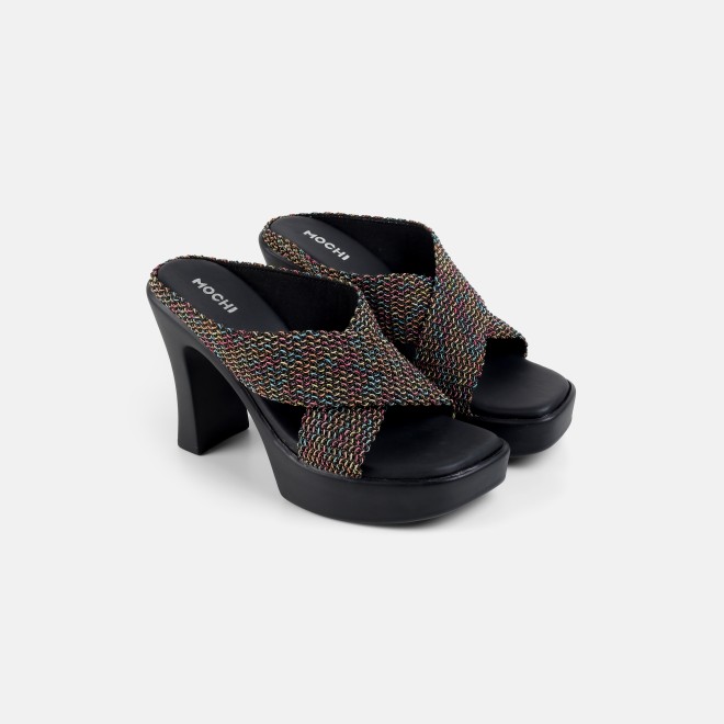 Mochi Women Black Casual Slip Ons (SKU: 34-436-11-35)