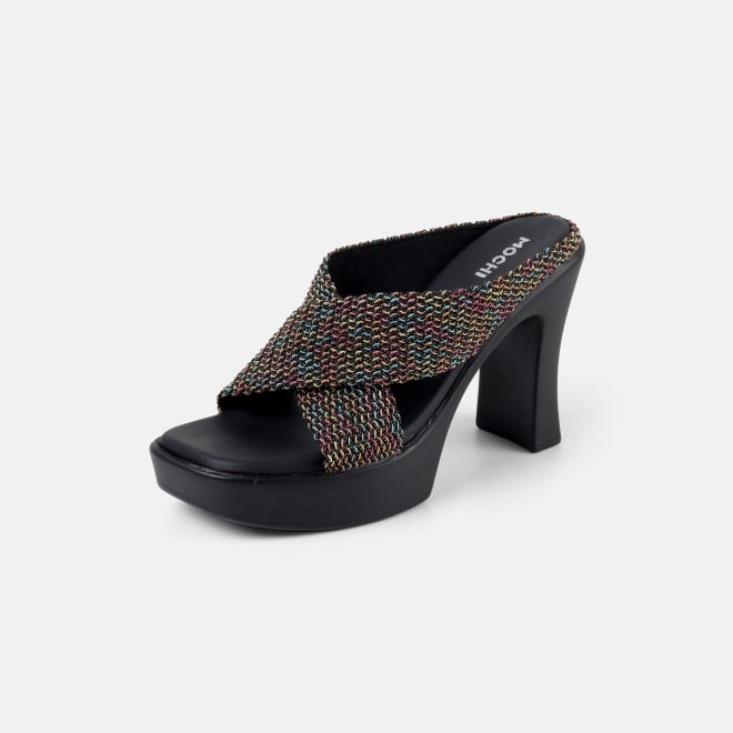 Mochi Women Black Casual Slip Ons (SKU: 34-436-11-35)