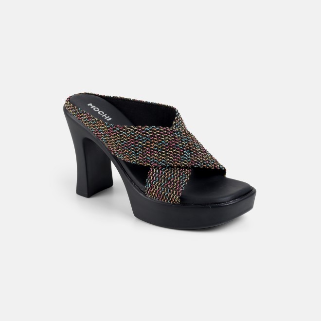 Mochi Women Black Casual Slip Ons (SKU: 34-436-11-35)