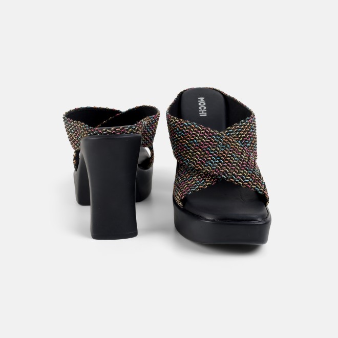 Mochi Women Black Casual Slip Ons (SKU: 34-436-11-35)