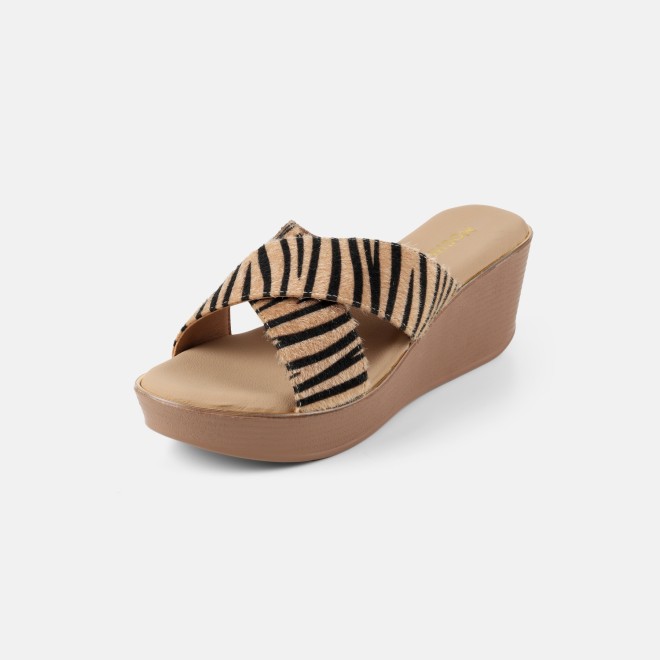 Mochi Women Brown Casual Slip Ons (SKU: 34-437-12-36)