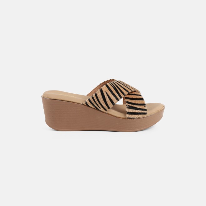Mochi Women Brown Casual Slip Ons (SKU: 34-437-12-36)