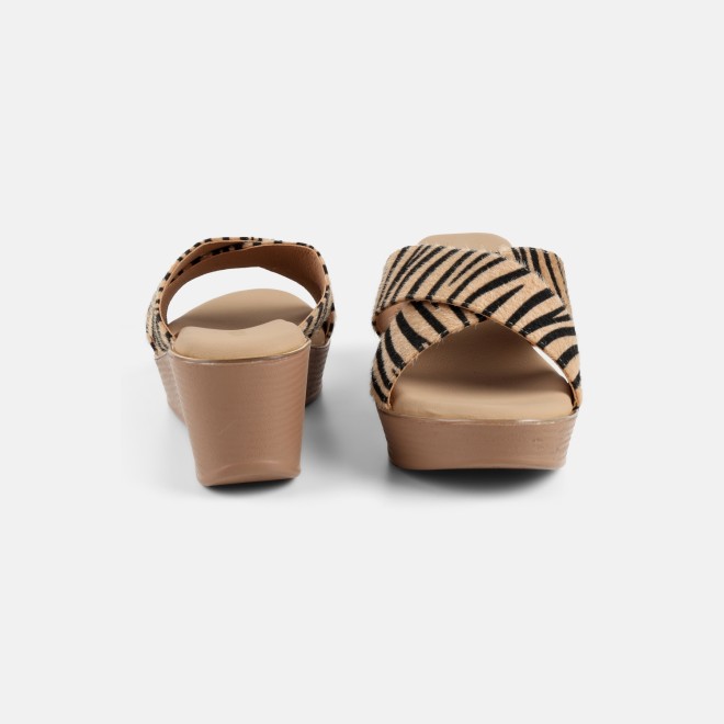 Mochi Women Brown Casual Slip Ons (SKU: 34-437-12-36)