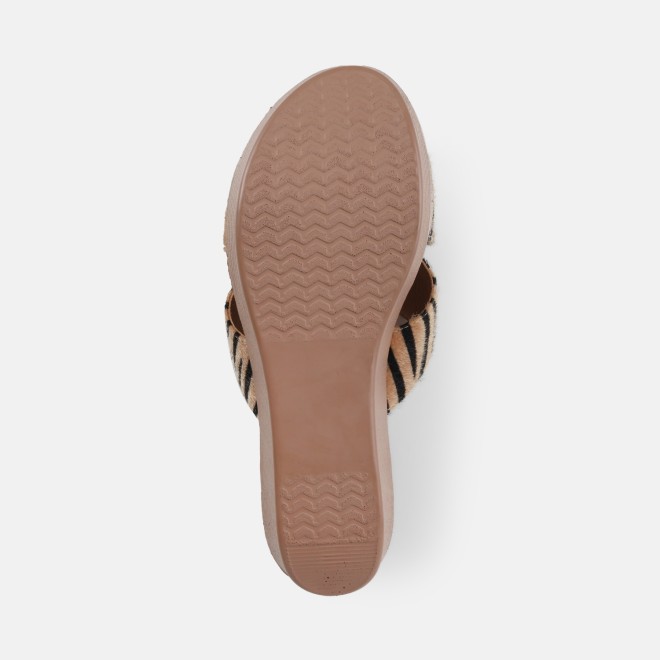 Mochi Women Brown Casual Slip Ons (SKU: 34-437-12-36)
