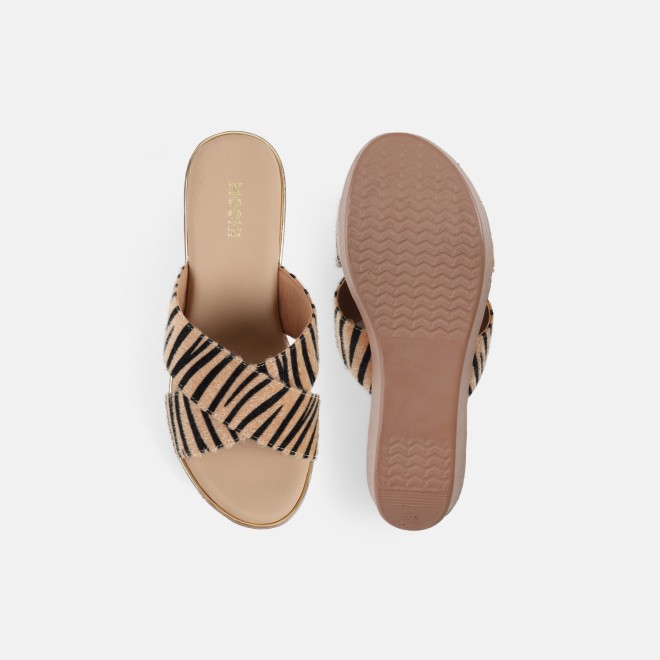 Mochi Women Brown Casual Slip Ons (SKU: 34-437-12-36)