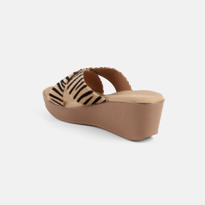 Mochi Women Brown Casual Slip Ons (SKU: 34-437-12-36)