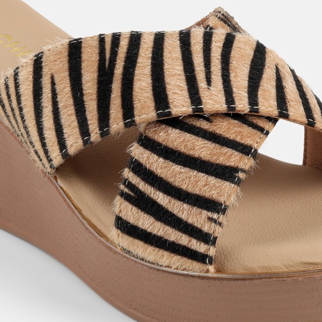 Mochi Women Brown Casual Slip Ons (SKU: 34-437-12-36)