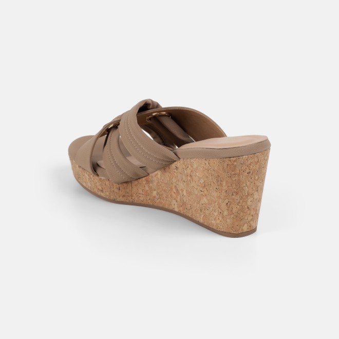 Mochi Women Beige Casual Slip Ons (SKU: 34-438-20-36)