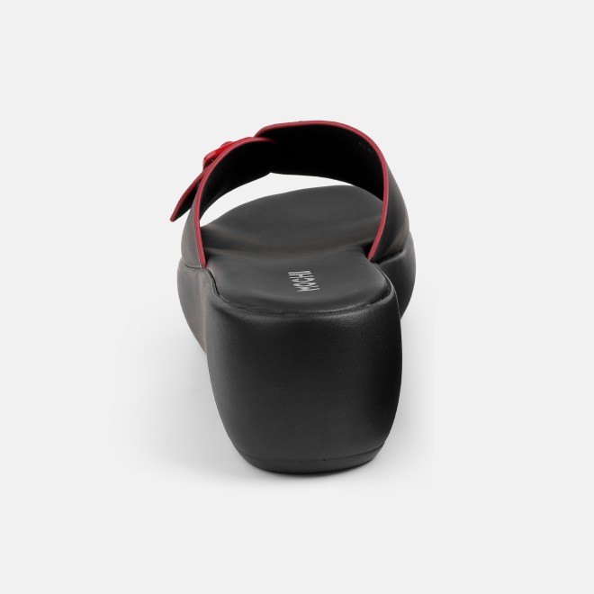 Mochi Women Black Casual Slip Ons (SKU: 34-441-11-38)