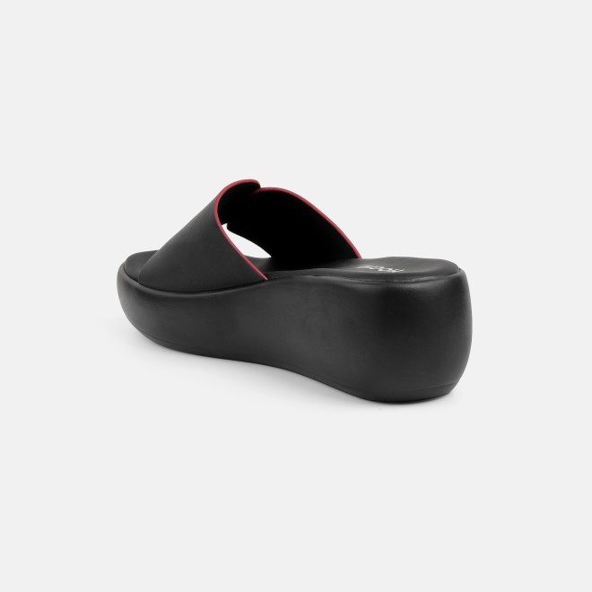 Mochi Women Black Casual Slip Ons (SKU: 34-441-11-38)
