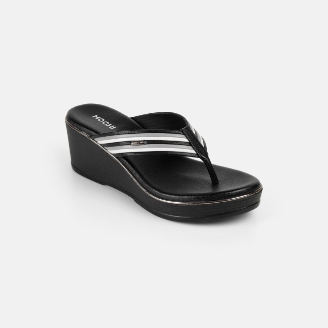 Mochi Women Black Casual Slippers (SKU: 34-449-11-36)