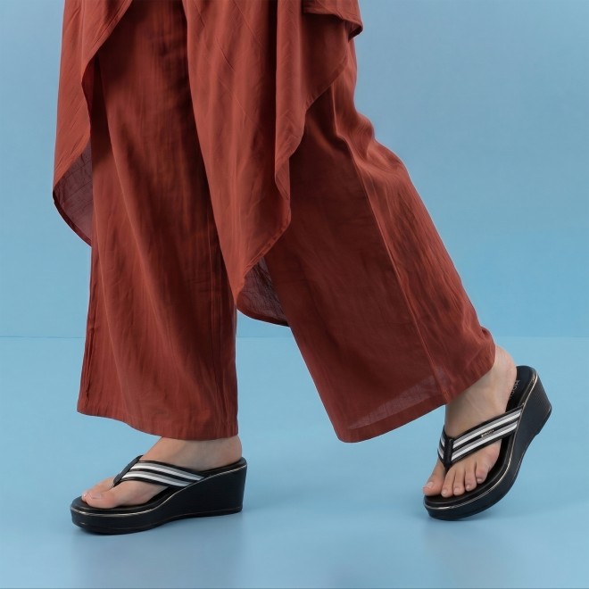 Mochi Women Black Casual Slippers (SKU: 34-449-11-36)