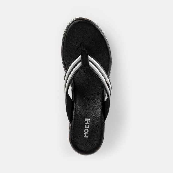 Mochi Women Black Casual Slippers (SKU: 34-449-11-36)