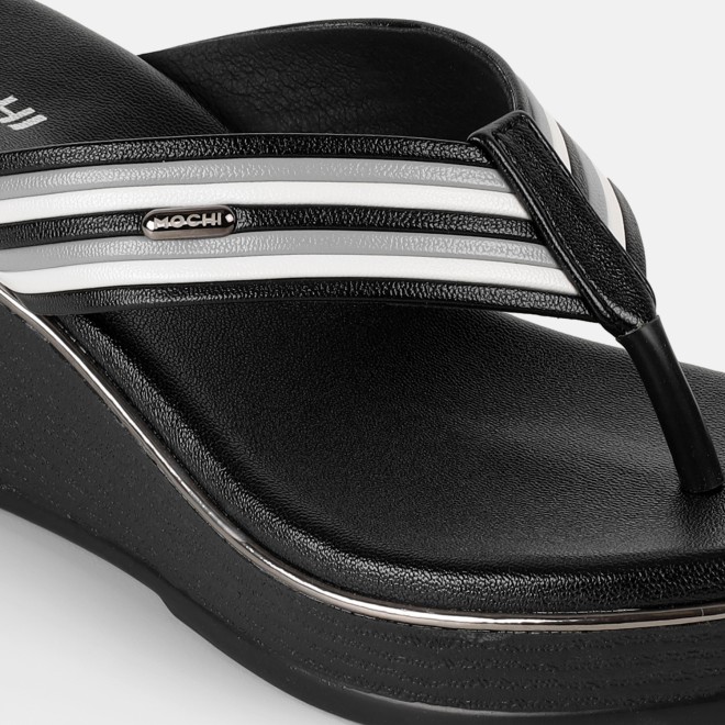 Mochi Women Black Casual Slippers (SKU: 34-449-11-36)