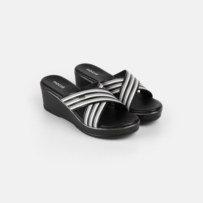 Mochi Women Black Casual Slip Ons (SKU: 34-450-11-36)