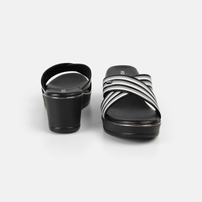 Mochi Women Black Casual Slip Ons (SKU: 34-450-11-36)